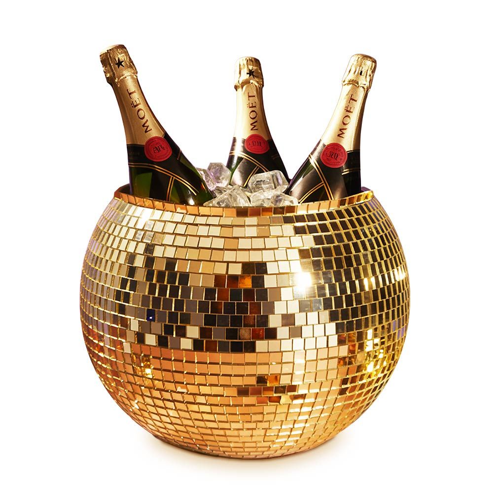 Disco Ball Ice Bucket Gold - Κουβάς Πάγου Ντισκομπάλα – Προσθέστε Λάμψη στα Πάρτι σας