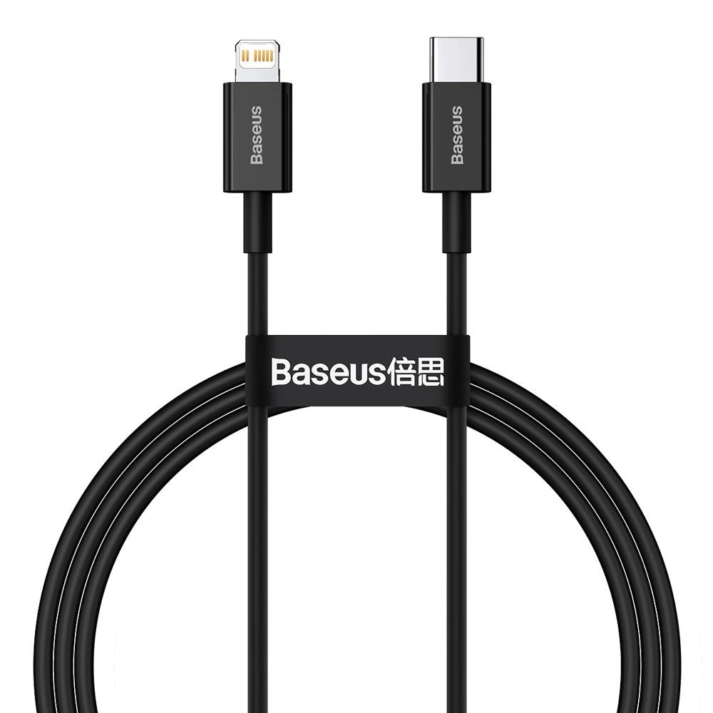 Καλώδιο Baseus Superior Series Usb-c Σε Lightning 20w 1m – Μαύρο – PhoneBazaar