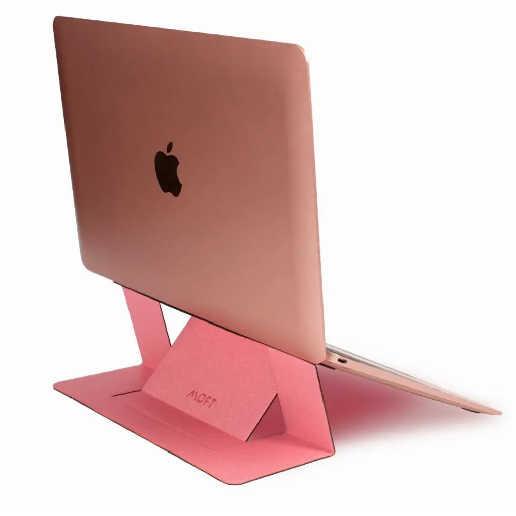Allocacoc® MOFT |laptop stand| Αόρατο αναδιπλούμενο laptop stand για φορητούς έως 15,6" (rose gold) – PhoneBazaar