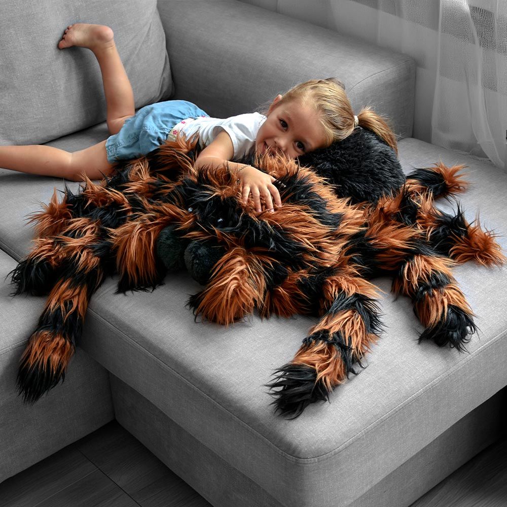 Giant Tarantula Plush XXL – Γιγαντιαία Λούτρινη Ταραντούλα 85 cm