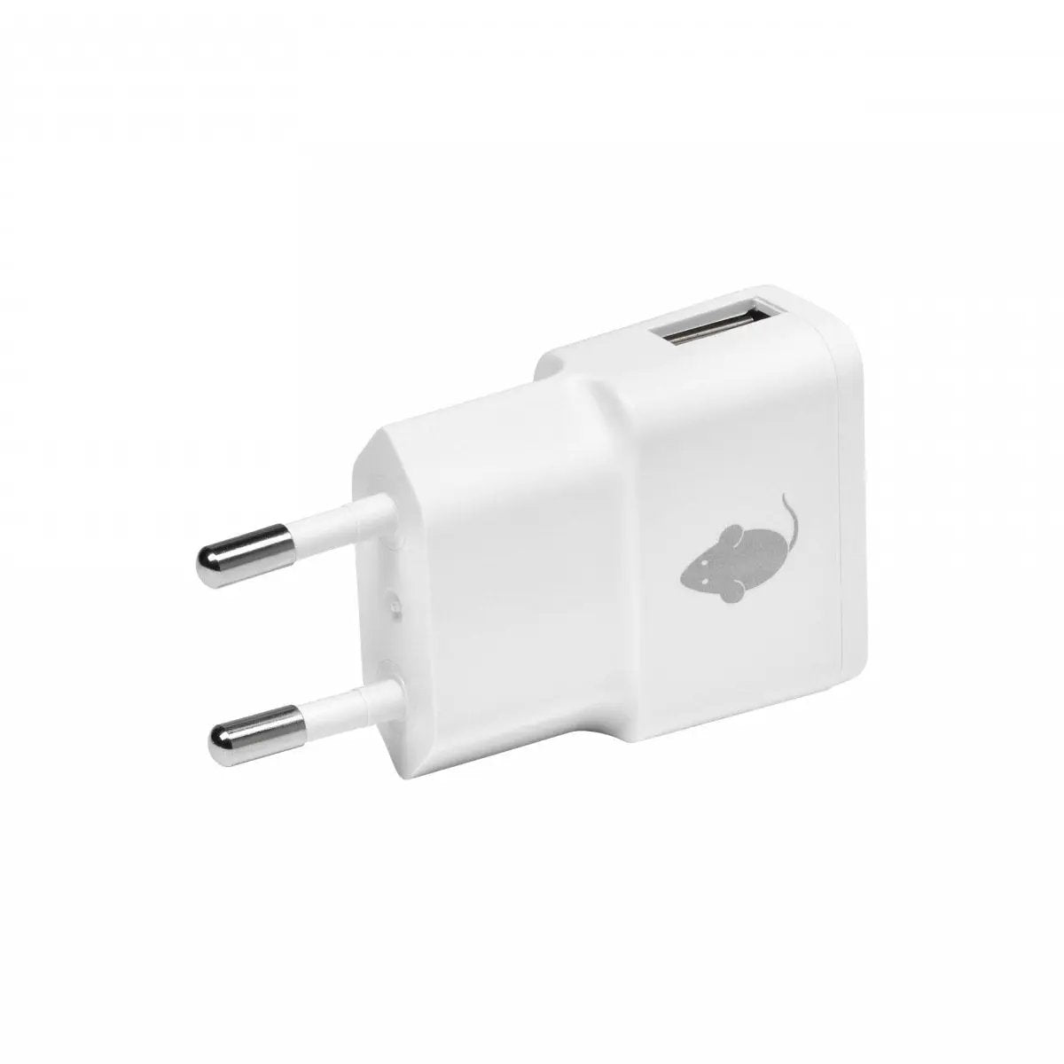 Wall Adapter USB-A Οικιακός φορτιστής 1A GreenMouse σε λευκό χρώμα – 46956422 – PhoneBazaar