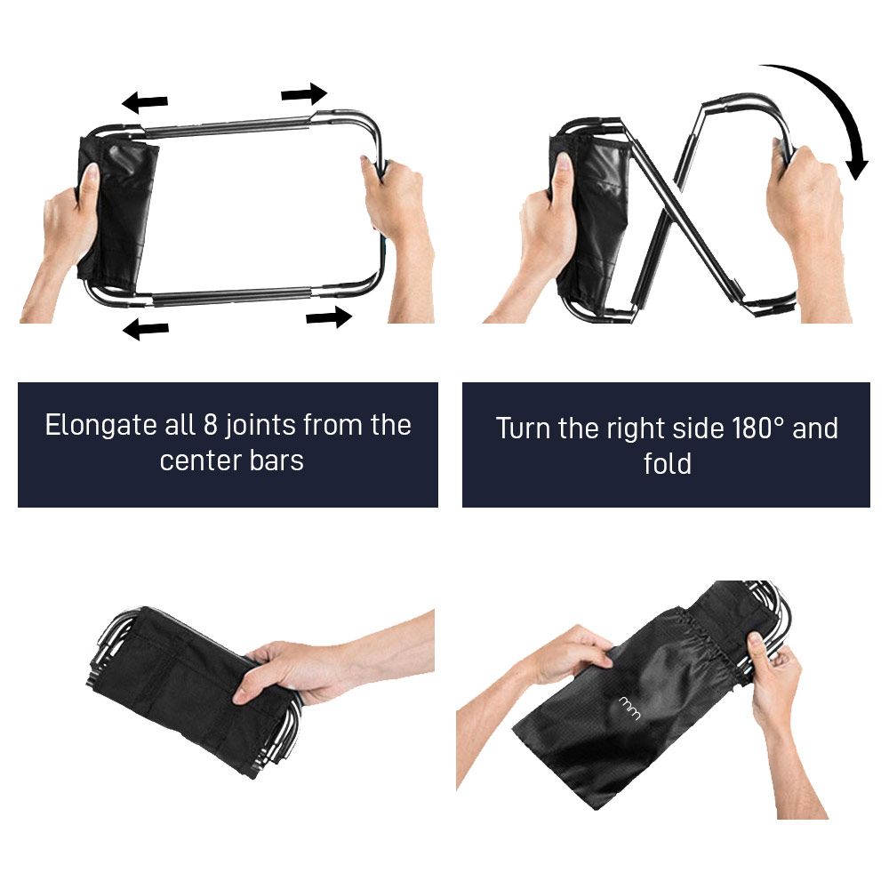 Foldable Pocket Stool – Πτυσσόμενο Σκαμπό Τσέπης για Εξωτερικές Δραστηριότητες