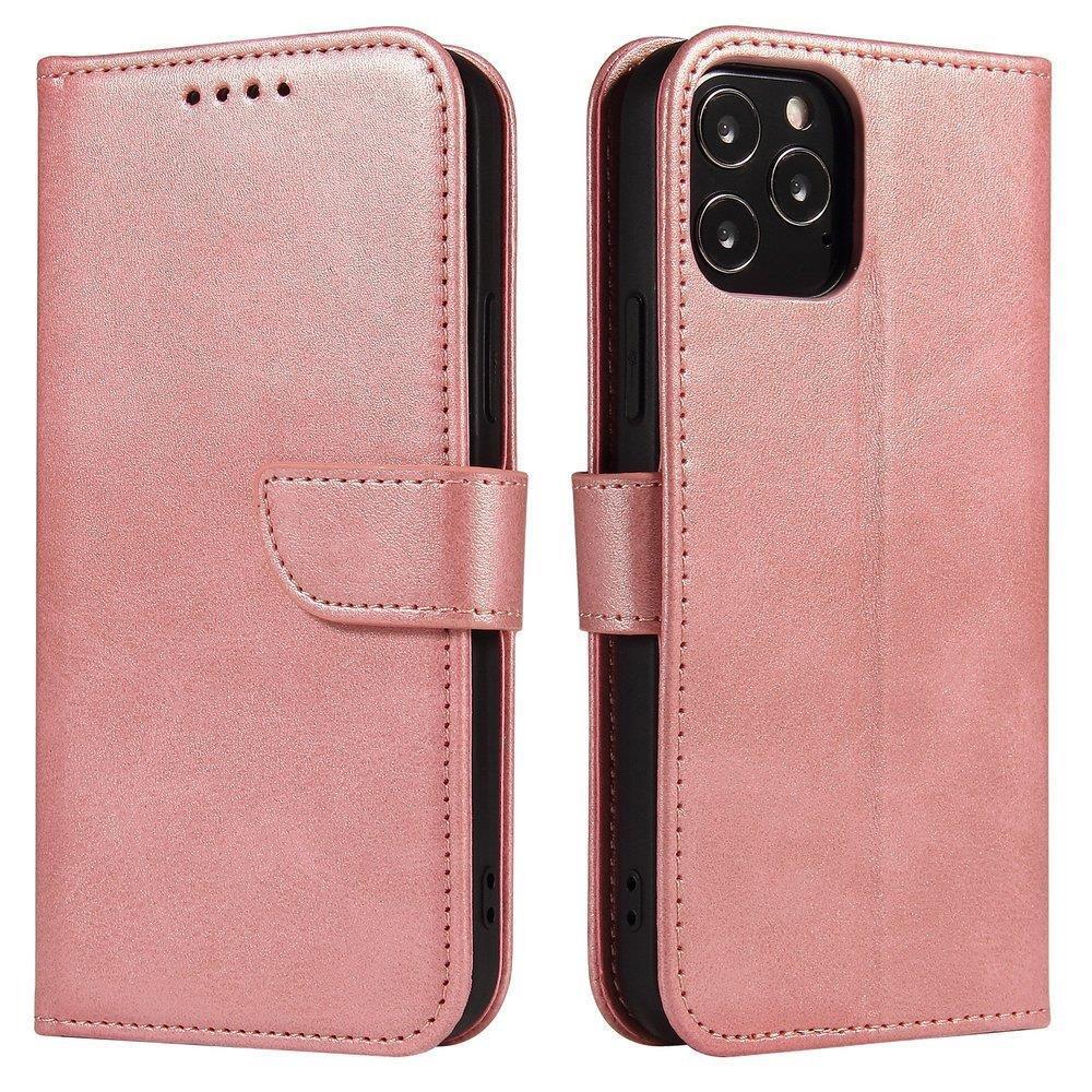 Μαγνητική Θήκη Elegant Θήκη Cover Με A Flap And Stand Function Για Samsung Galaxy A73 Pink – PhoneBazaar