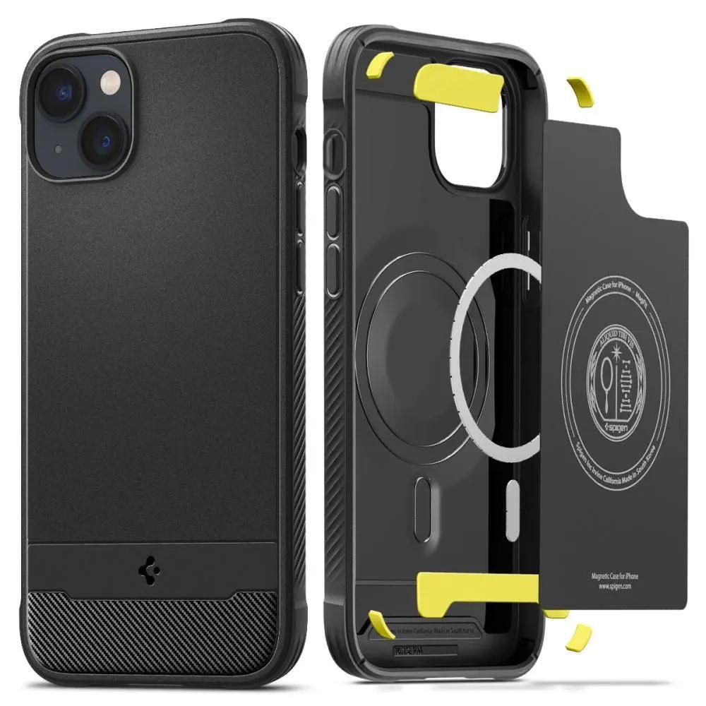 Spigen Rugged Armor Mag Case With Magsafe For Iphone 14 για Matte Black – PhoneBazaar