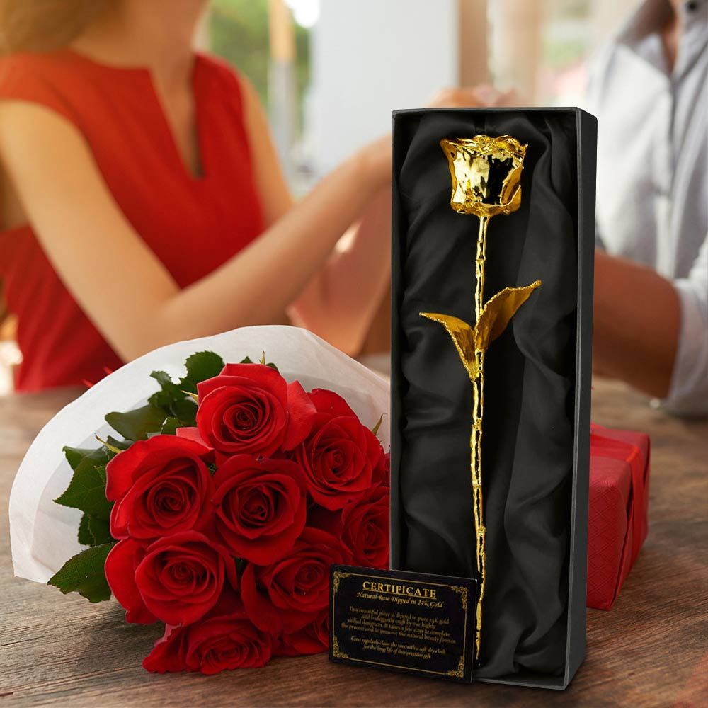 24K Golden Rose – Επιχρυσωμένο Τριαντάφυλλο 24 Καρατίων