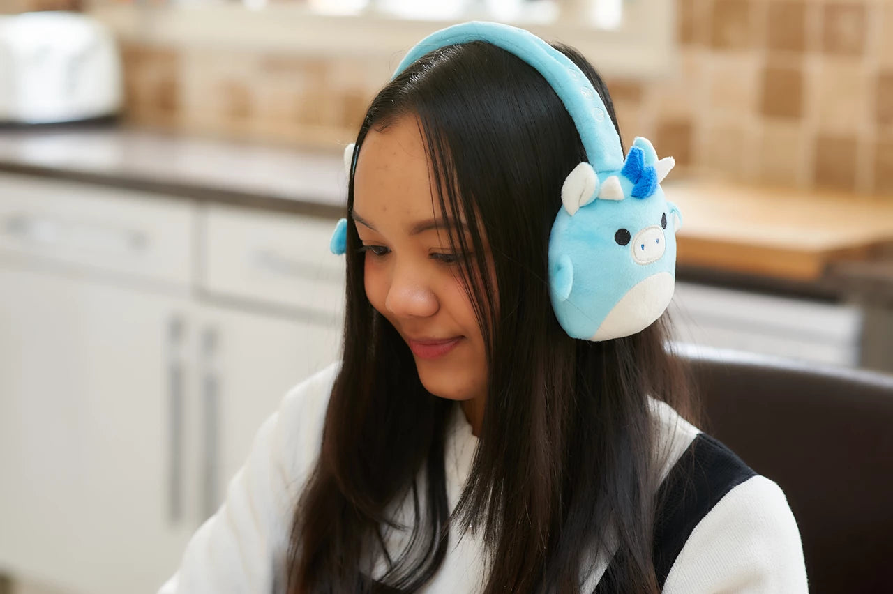 Lazerbuilt Squishmallows Tatiana the Dragon – Λούτρινα Ασύρματα Παιδικά Ακουστικά με Μικρόφωνο