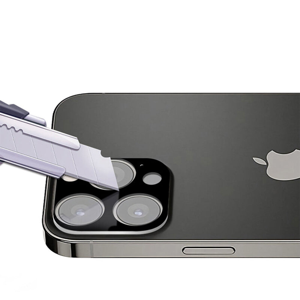 Techsuit - Full Camera Glass - iPhone 13 Pro / iPhone 13 Pro Max - Black