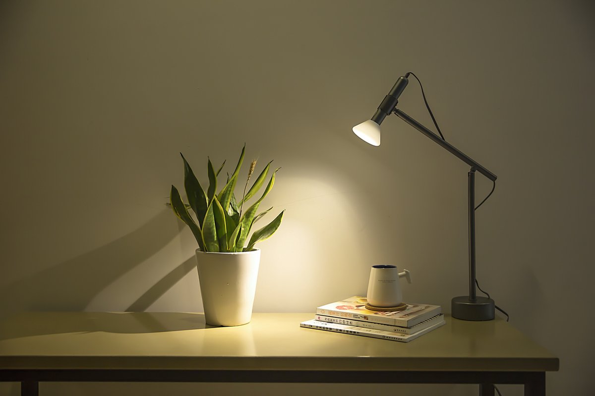 Allocacoc® FlashLight |DeskSpot| warm Επαναφορτιζόμενος Φακός LED με βάση γραφείου (γκρι)