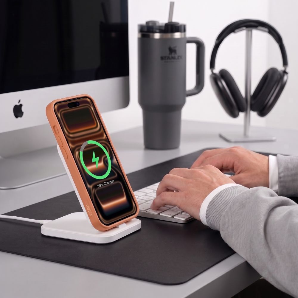 Θήκη Tech-Protect BASICMAG MagSafe iPhone 17 PRO MAX / 18 PRO MAX Cosmic Orange Ματ - iPhone 17 Pro Max