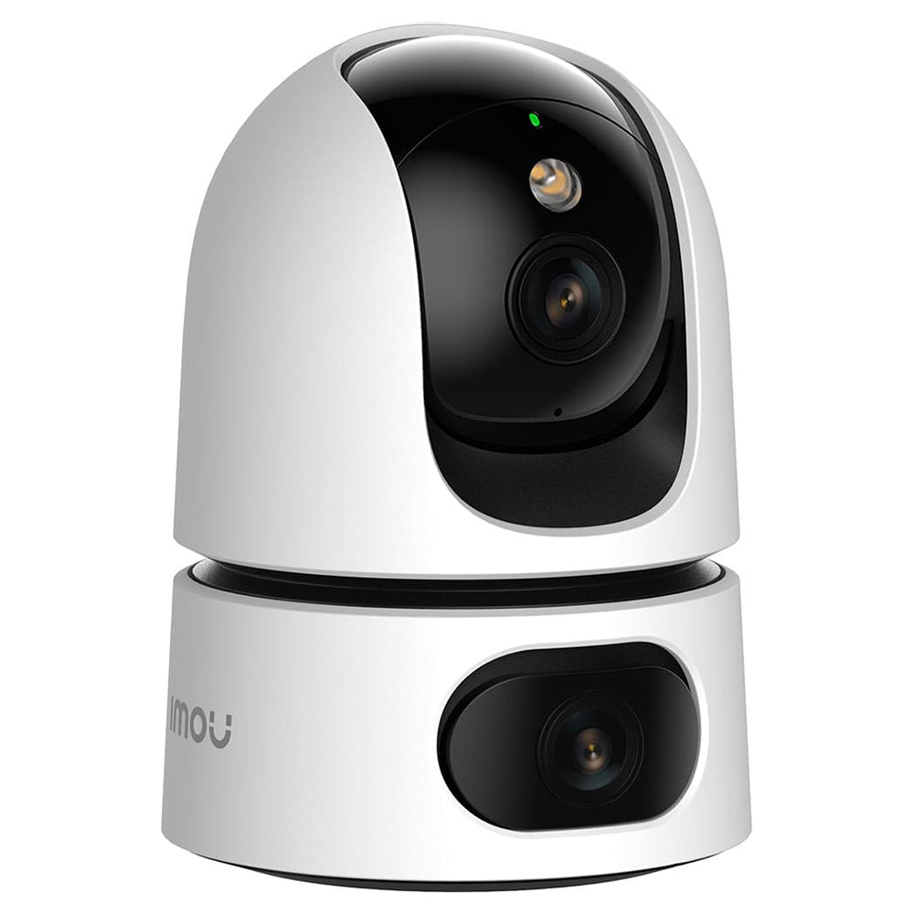 Imou - 360° Indoor Wi-Fi Camera Ranger Dual (IPC-S2XP-6M0WED) - 6MP, with Motion Detection, Alarm, Privacy Protection - White