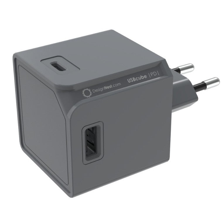 Allocacoc για USBcube για Extended για USB A+C για 1.5m Cable για 65W για Γκρι DH1254GY/EUPD65 – PhoneBazaar