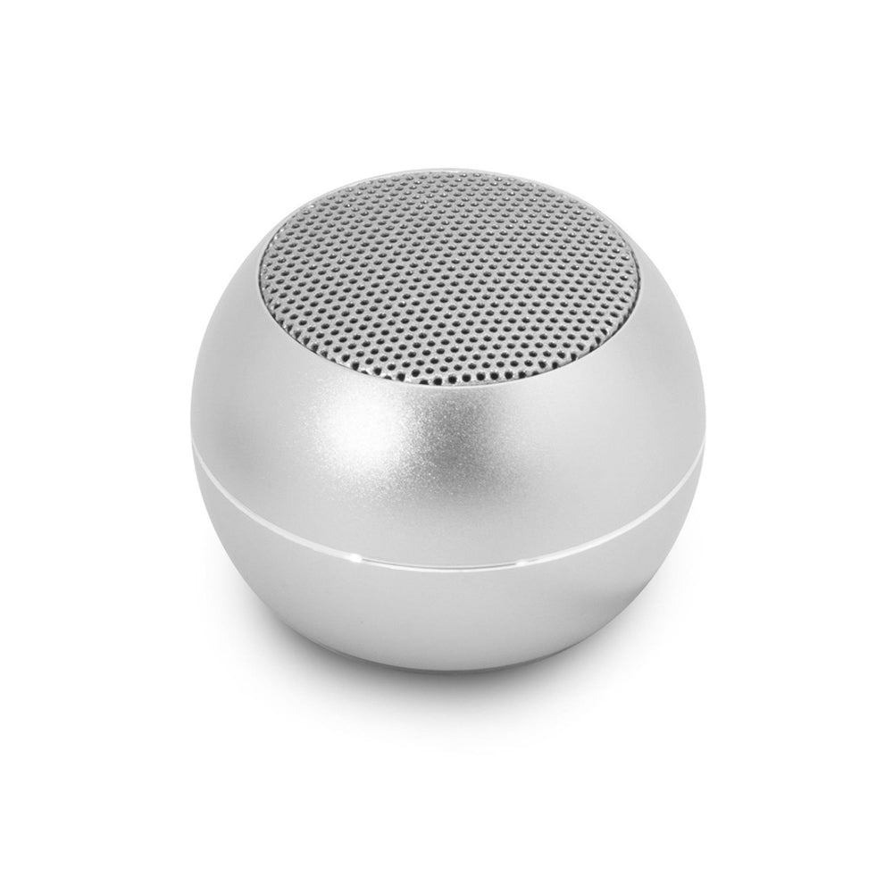 Guess Mini Φορητό Αλουμινένιο Ηχείο Bluetooth 3W με 4 ώρες αυτονομία (ασημί)
