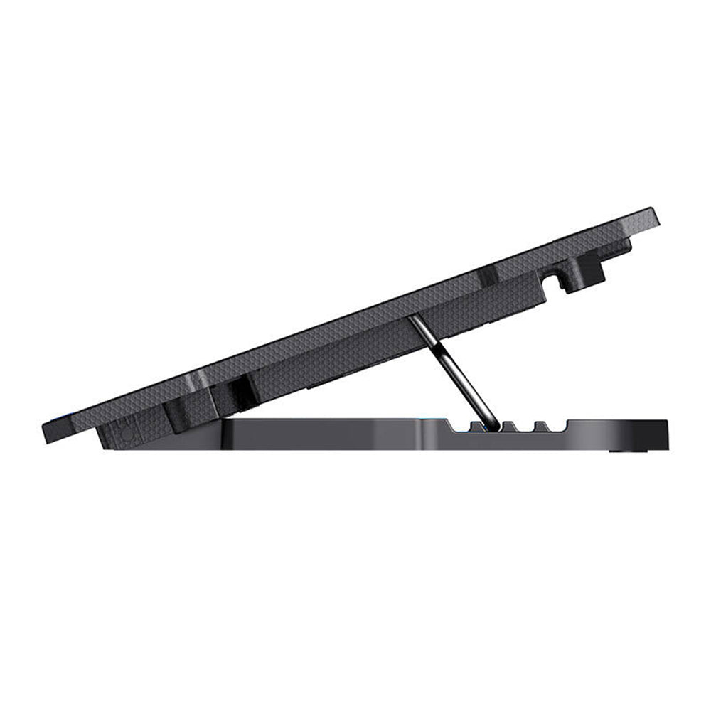 Havit - Cooling Pad (F2076) - for Laptop 17", 2 x USB, 1200 - 2400rpm, 20dB, 5 Fans, Adjustable - Black