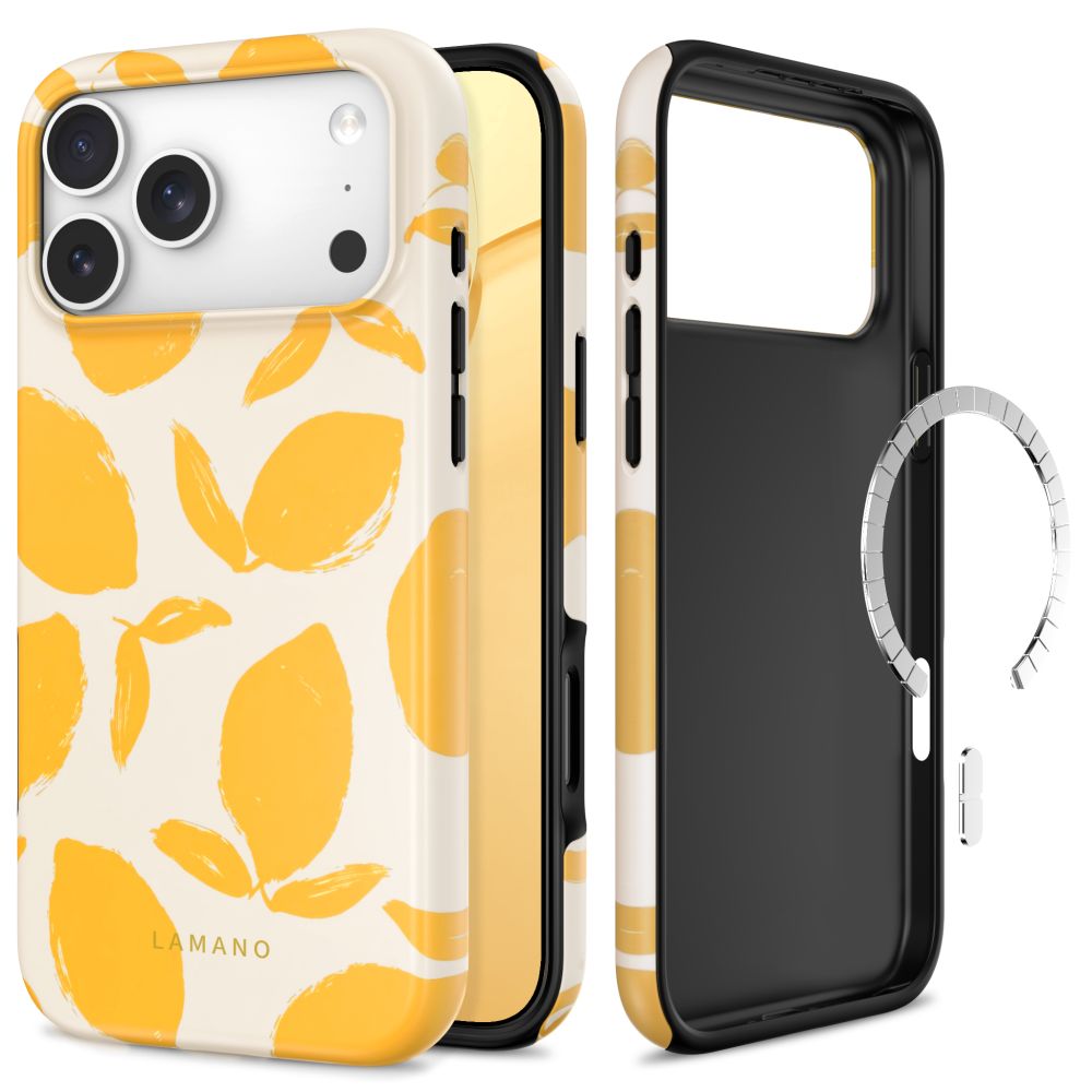 Θήκη Tech-Protect LAMANO MagSafe iPhone 17 PRO MAX / 18 PRO MAX Lemon Haze - iPhone 17 Pro Max