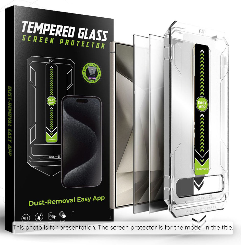 Techsuit - [Fingerprint Unlock Compatible] TitanGlass CrystalHD (2 pack) - Samsung Galaxy S26 - Privacy