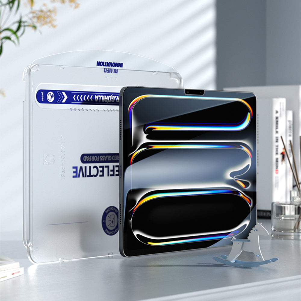 Blueo - Anti-Reflective HD Glass with Applicator - iPad Air 4 / 5 (2020/2022) / Pro 11 (2018 / 2020 / 2021 / 2022) - Clear