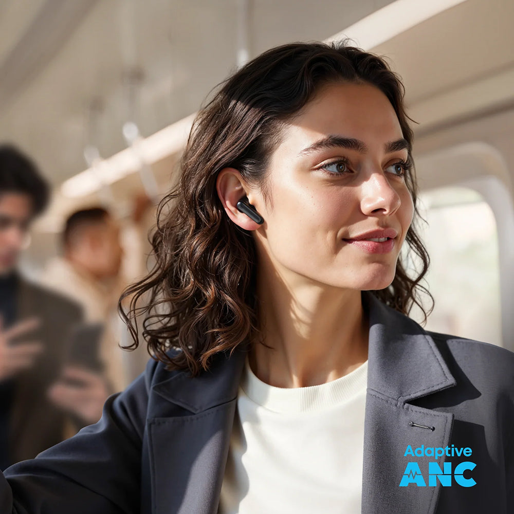 Anker - Wireless Earbuds P41i (A3937G11) - with Built-in Charger, Stand, Lightning, ANC, 6 Mics, Gaming Mode, Bass - Black