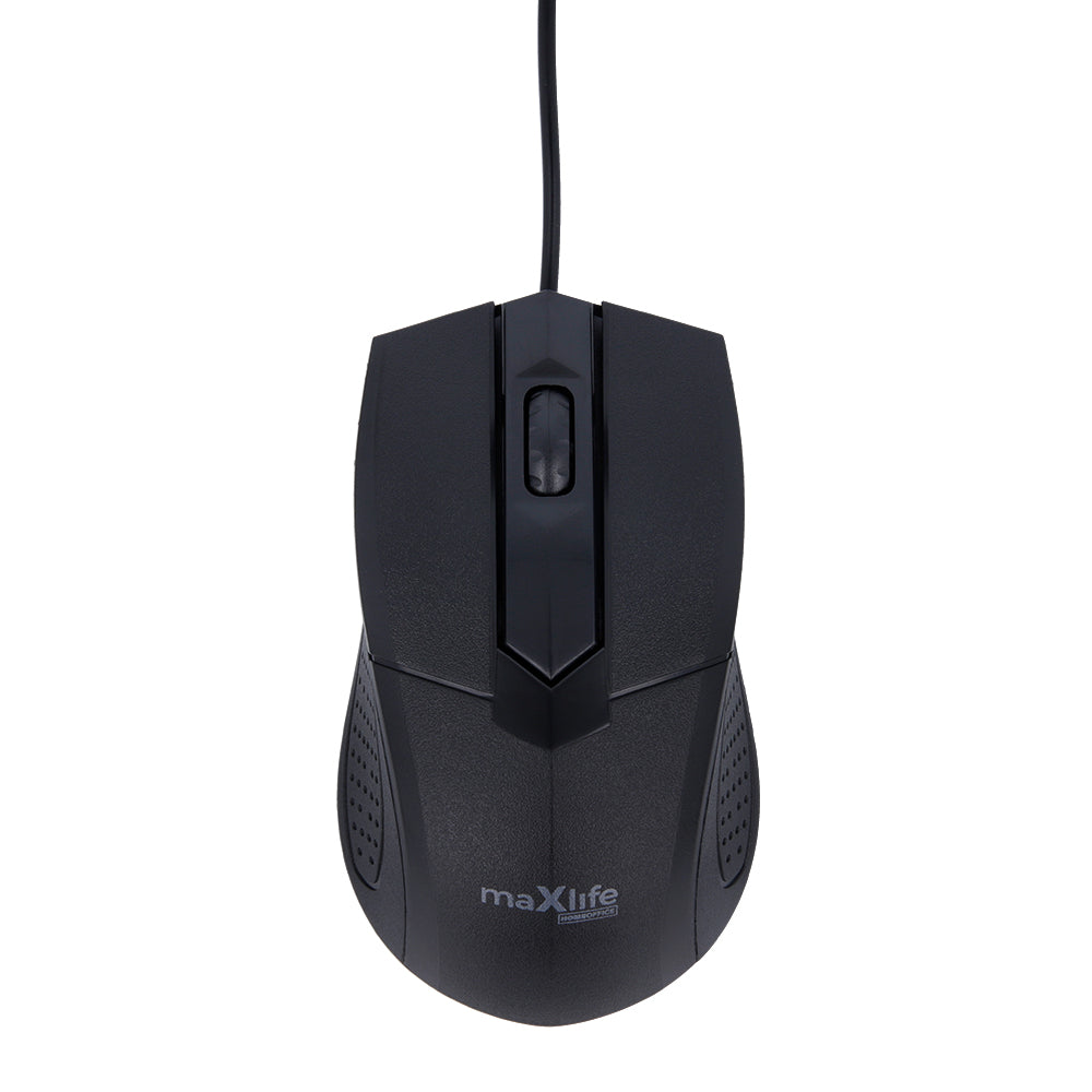 Maxlife - Home Office MXHM-01 Optical mouse 1000 DPI 1,2m - Black
