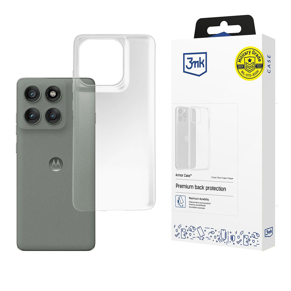 3mk - Armor Case - Motorola Edge 60 Pro - Transparent
