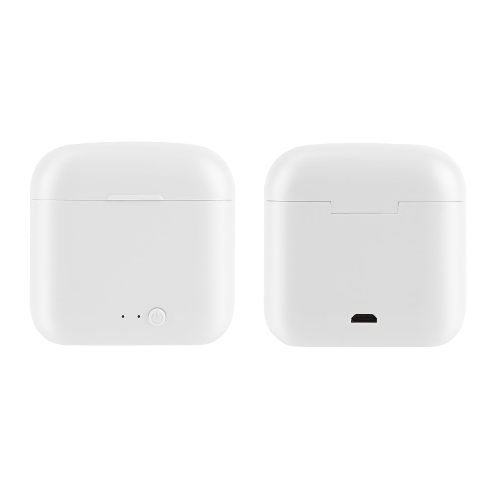 Setty TWS Bluetooth In‑Ear Ακουστικά με Θήκη Φόρτισης – Λευκό