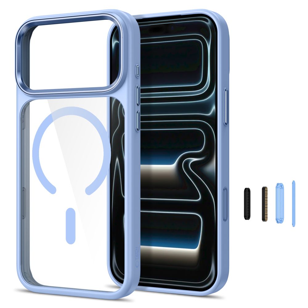 Θήκη Tech-Protect MAGMAT MagSafe CC iPhone 17 PRO MAX / 18 PRO MAX Light Blue/Διάφανο - iPhone 17 Pro Max