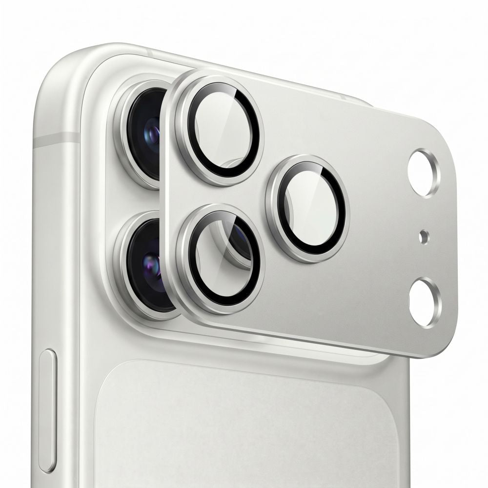 Tech-Protect Camfull Fit+ Προστατευτικό Κάμερας για iPhone 17 Pro - iPhone 18 Pro - Ασημί