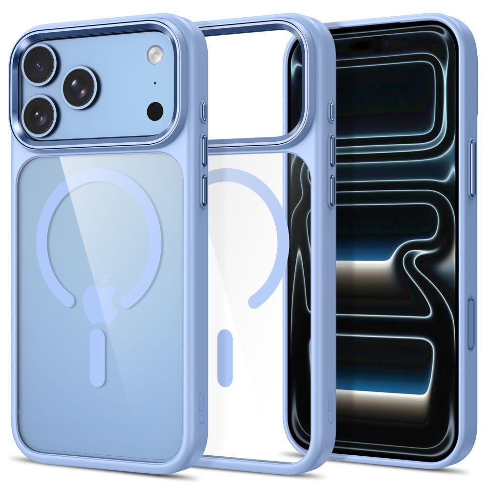 Θήκη Tech-Protect MAGMAT MagSafe CC iPhone 17 PRO MAX / 18 PRO MAX Light Blue/Διάφανο - iPhone 17 Pro Max