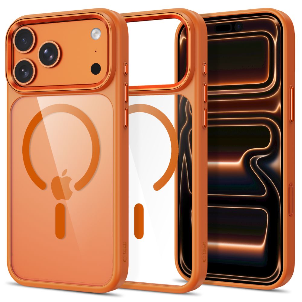 Θήκη Tech-Protect MAGMAT MagSafe CC iPhone 17 PRO / 18 PRO Cosmic Orange/Διάφανο - iPhone 17 Pro