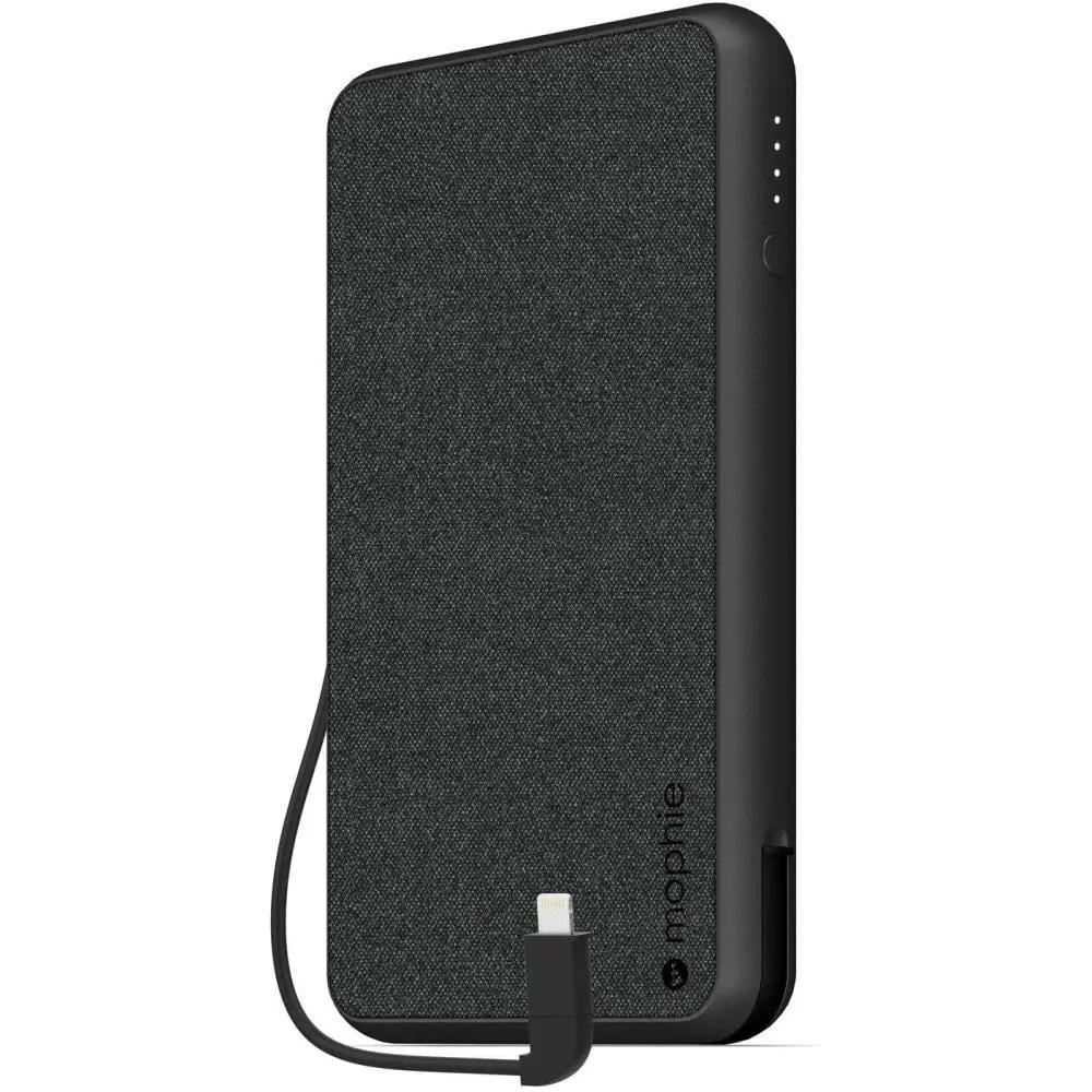 Mophie Powerstation Plus XL 10k Powerbank με καλώδιο Micro-USB/Lightning (μαύρο) – PhoneBazaar