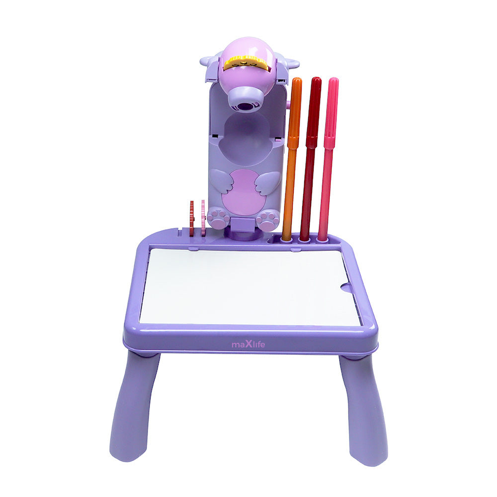 Maxlife projector with drawing table MXDP-100 purple - Προβολέας με τραπέζι σχεδίασης σε μωβ χρώμα