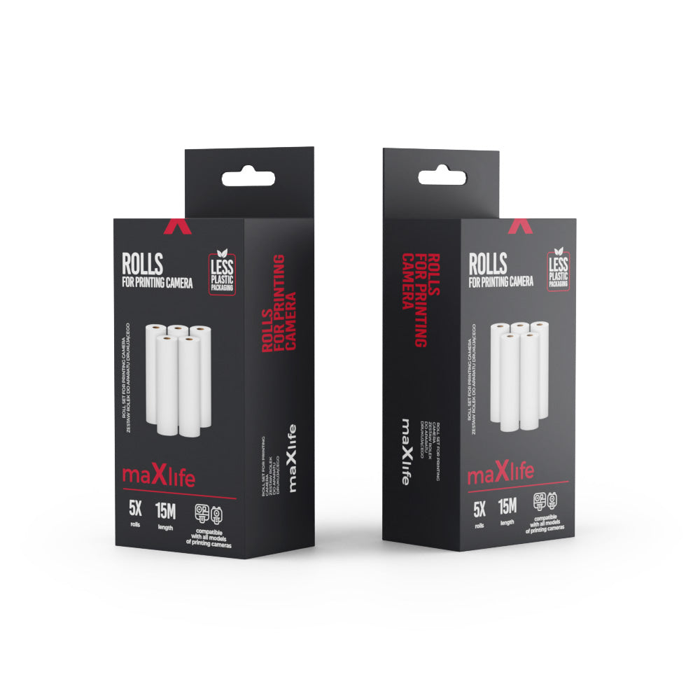 Maxlife για Roll Set for Printing Camera για 5Pack για Θερμικά ρολά για εκτυπώσεις – PhoneBazaar