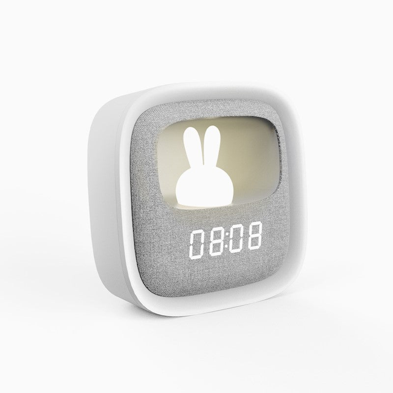 Forever Light Alarm clock with LED Bunny night light - Νυχτερινό φωτάκι / ξυπνητήρι με ενσωματωμένη φιγούρα Κούνελου (FNL-06)