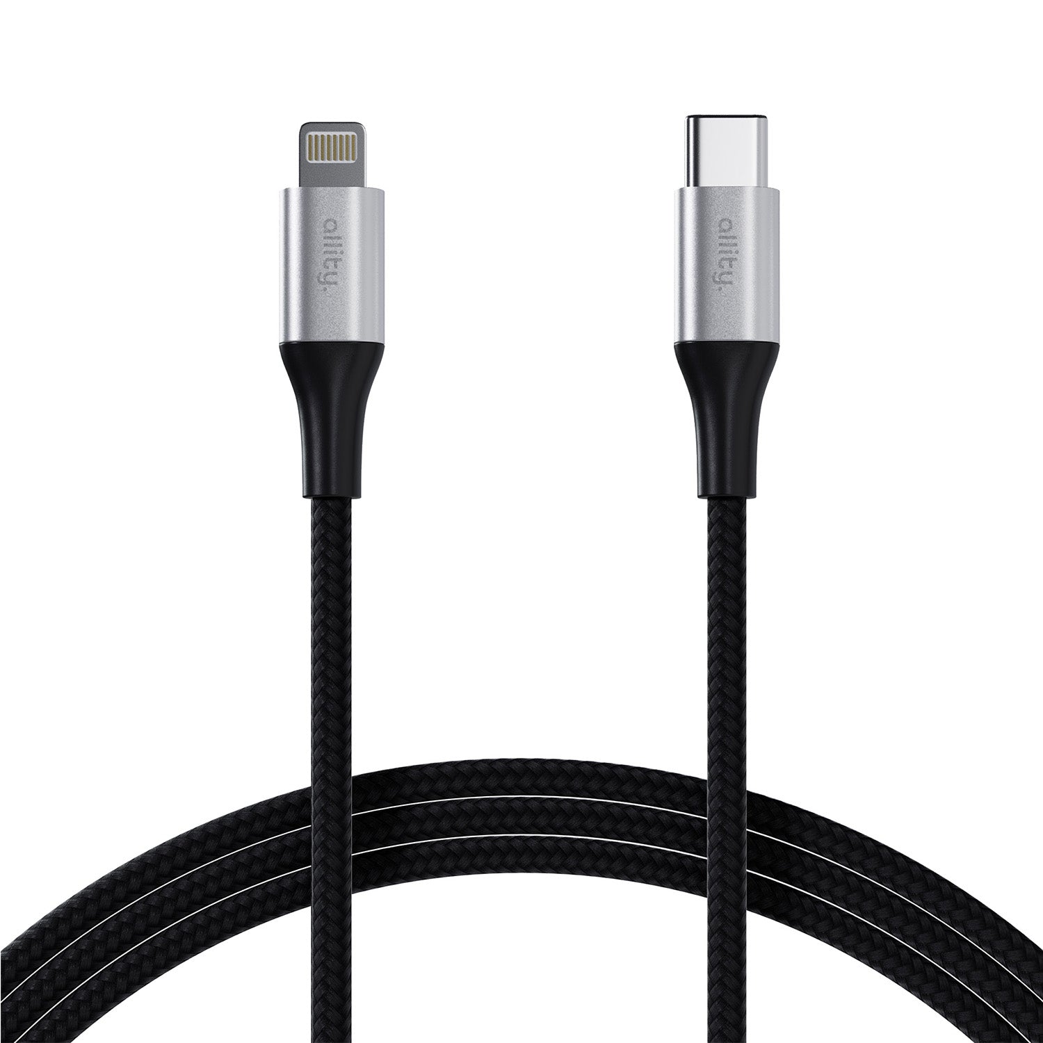 Καλώδιο Allity AUC-01 USB-c - lightning 2,0 m 27W μαύρο