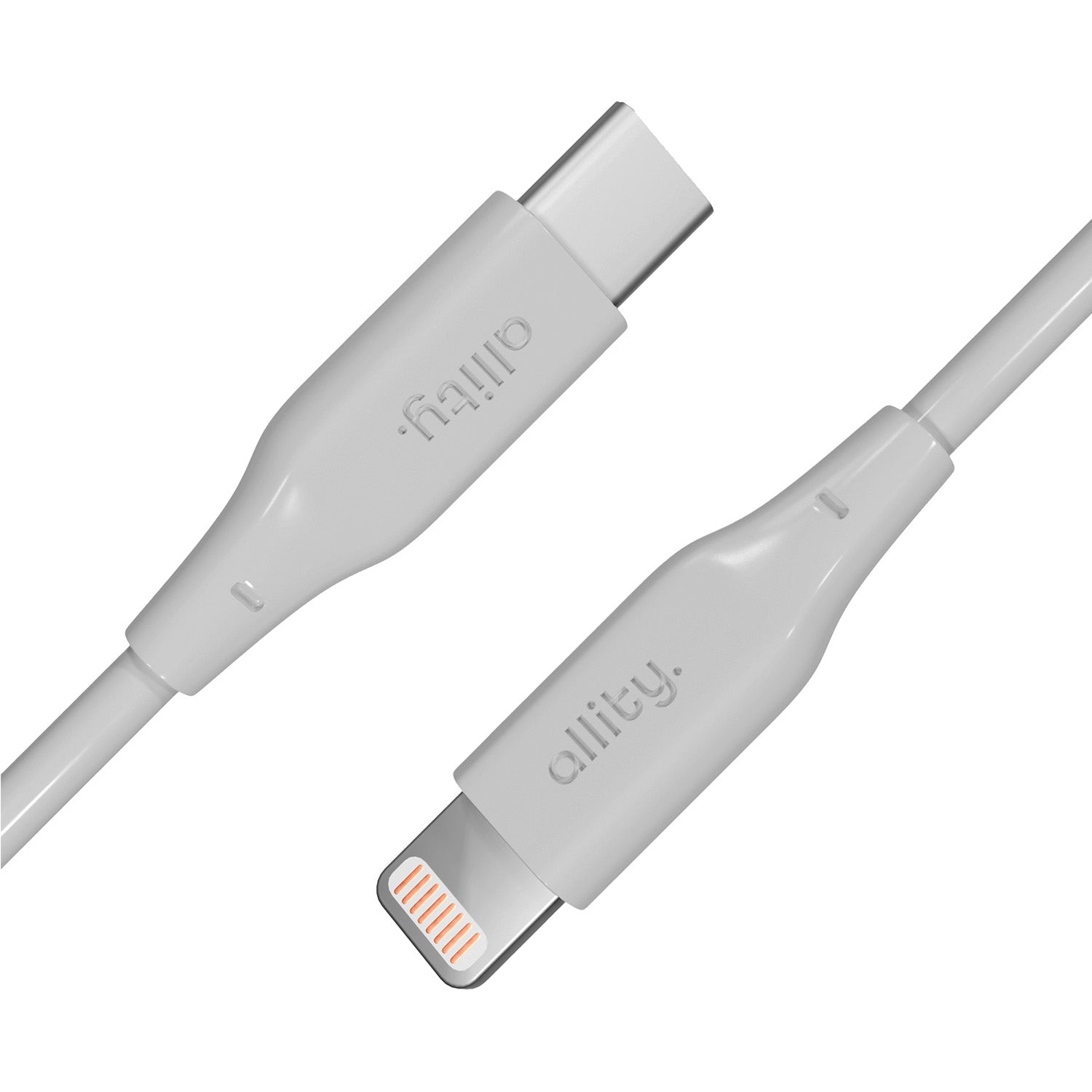 Καλώδιο Allity AUC-02 USB-c - lightning 2,0 m 27W λευκό