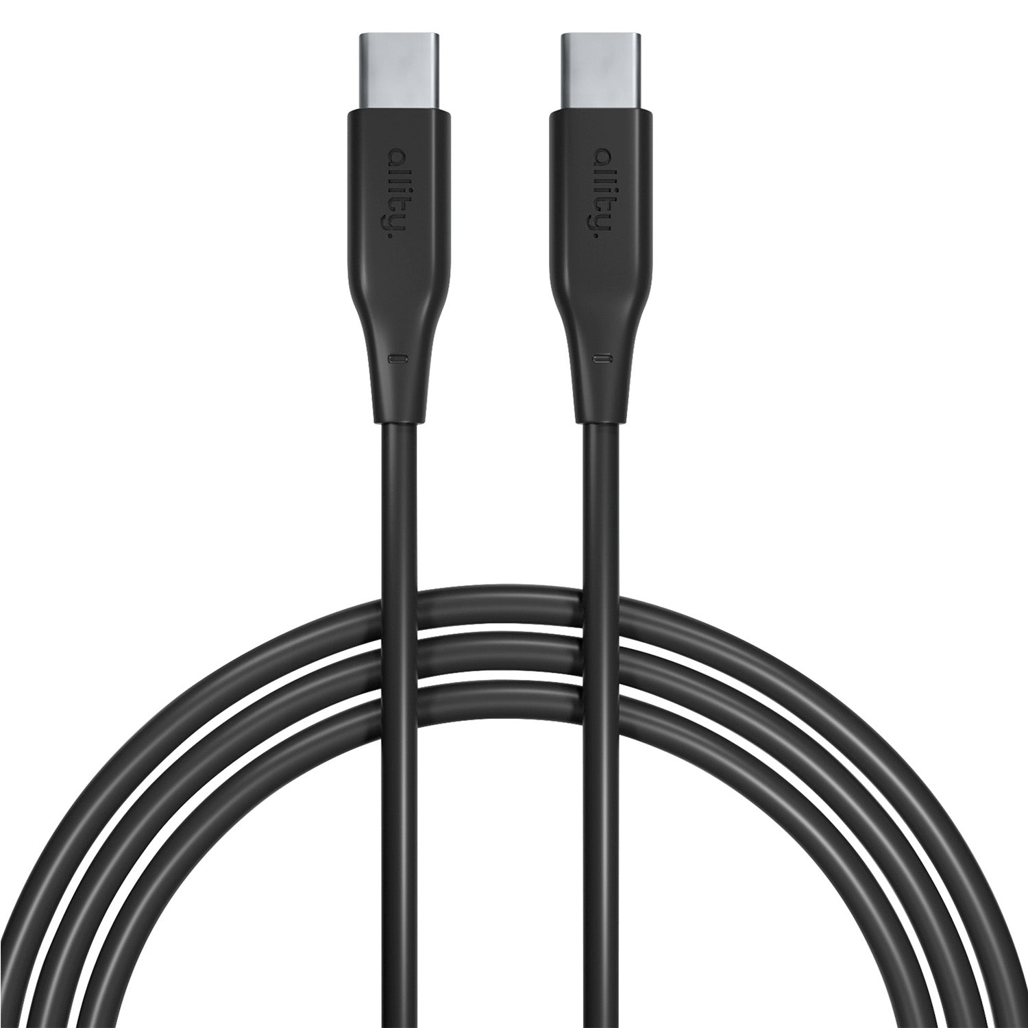 Καλώδιο Allity AUC-02 USB-C - USB-C 2,0 m 60W μαύρο