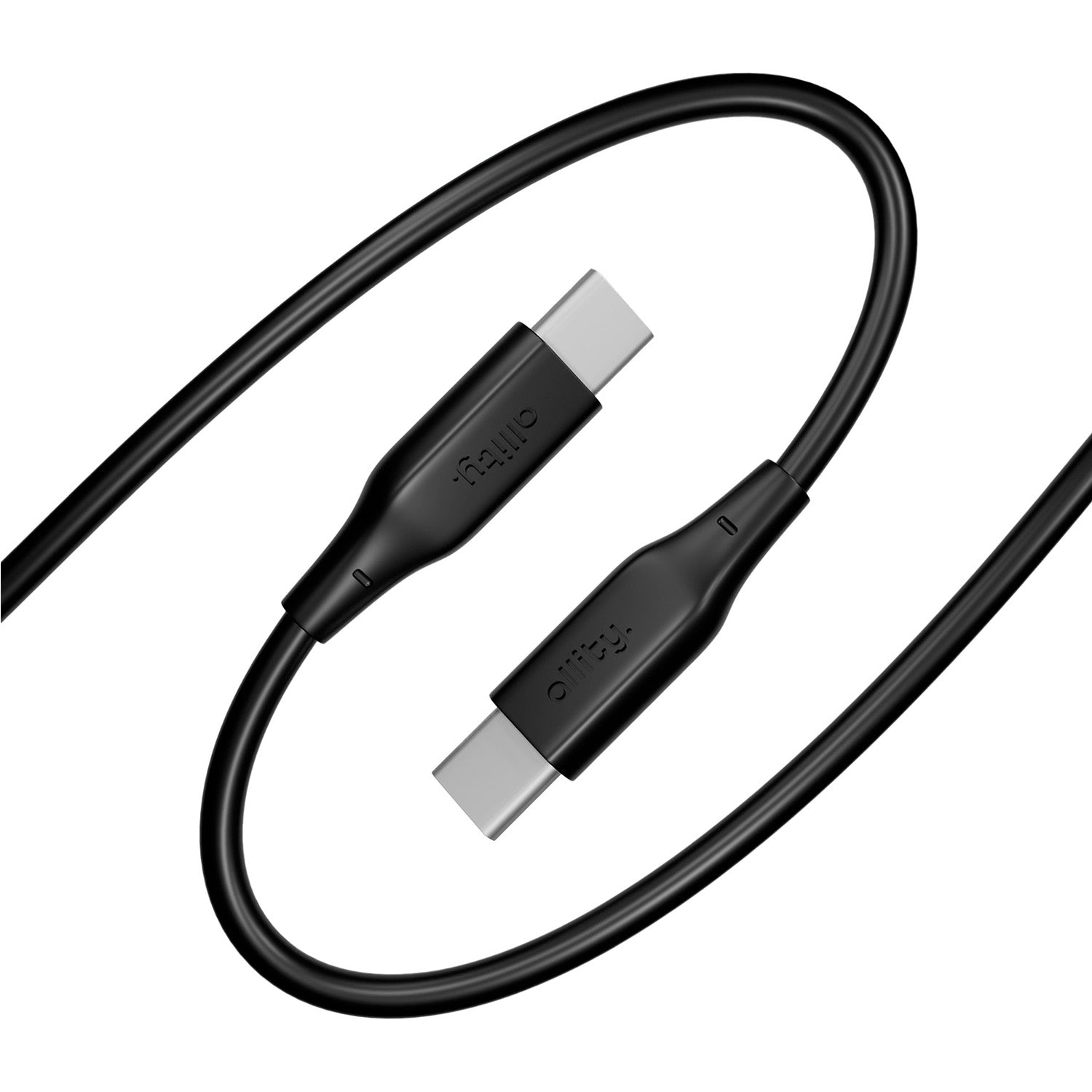 Καλώδιο Allity AUC-02 USB-c - USB-c 2,0 m 100W μαύρο