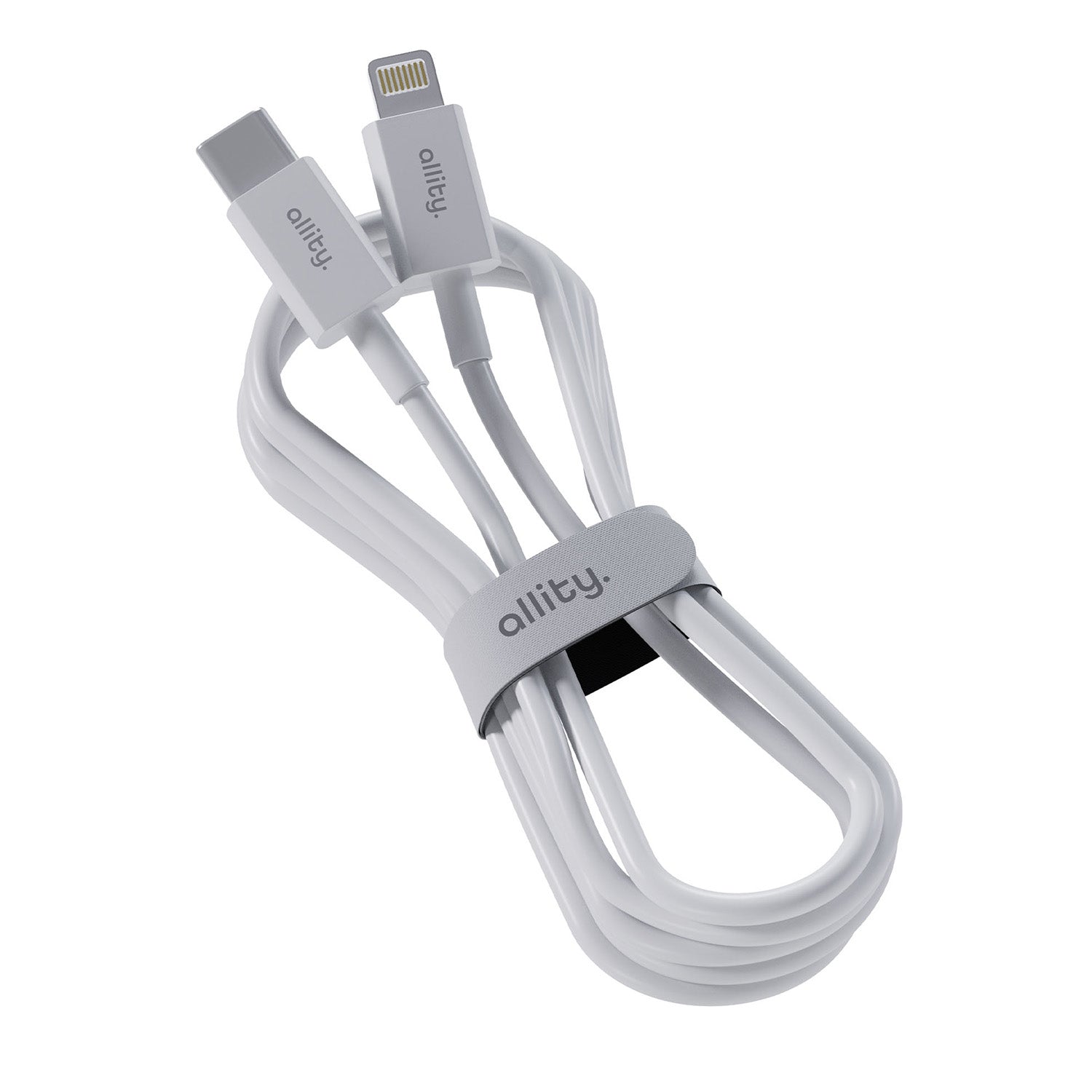 Καλώδιο Allity AUC-03 USB-C - lightning 2,0 m 27W λευκό