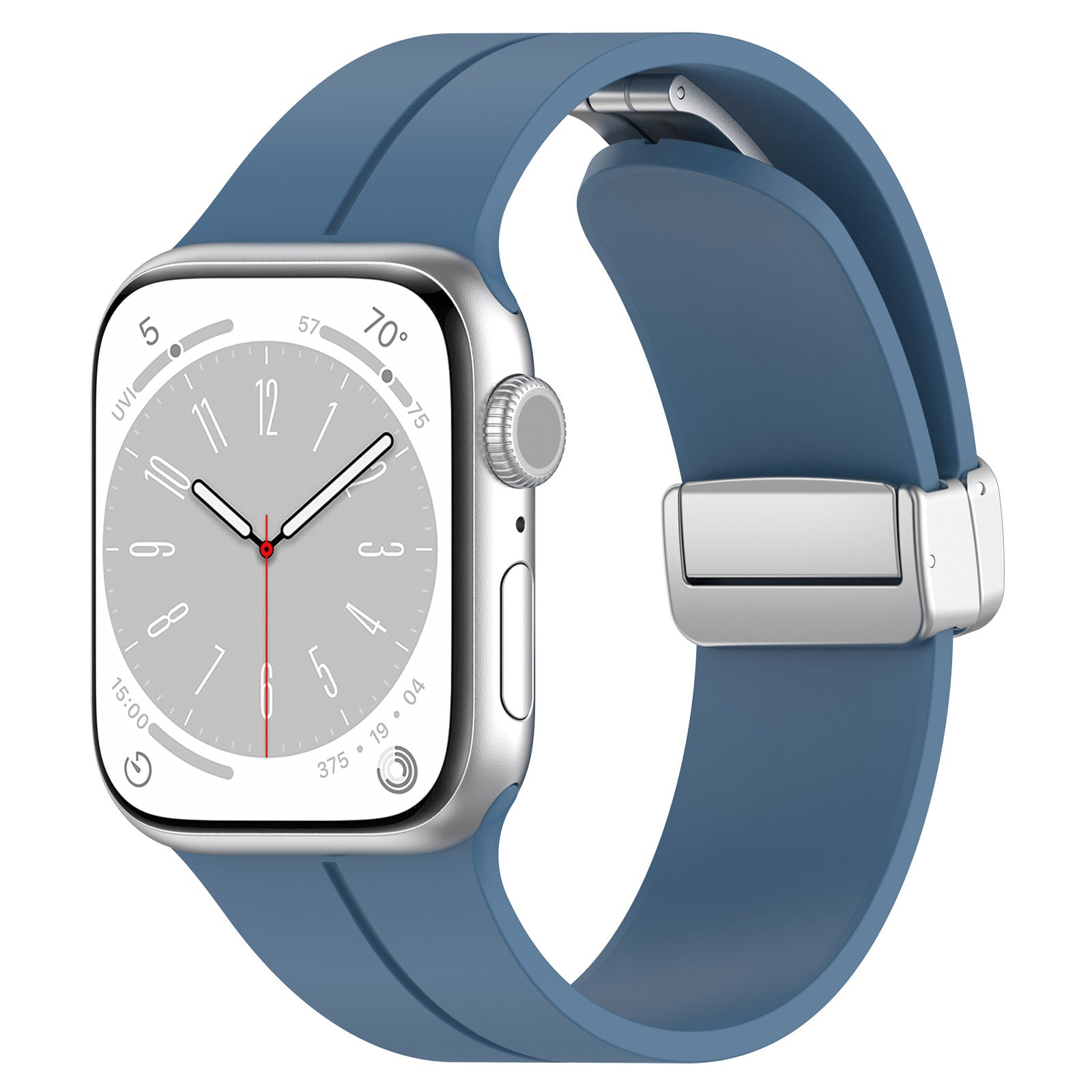 Techsuit - Watchband (W011) - Apple Watch 1/2/3/4/5/6/7/8/9/10/11/SE/SE 2/SE 3 (38/40/41/42mm) - Blue