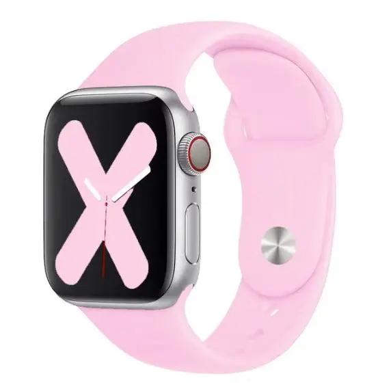 Λουράκι Σιλικόνης (AppleWatch 42/44/45/49mm) για Ροζ – PhoneBazaar