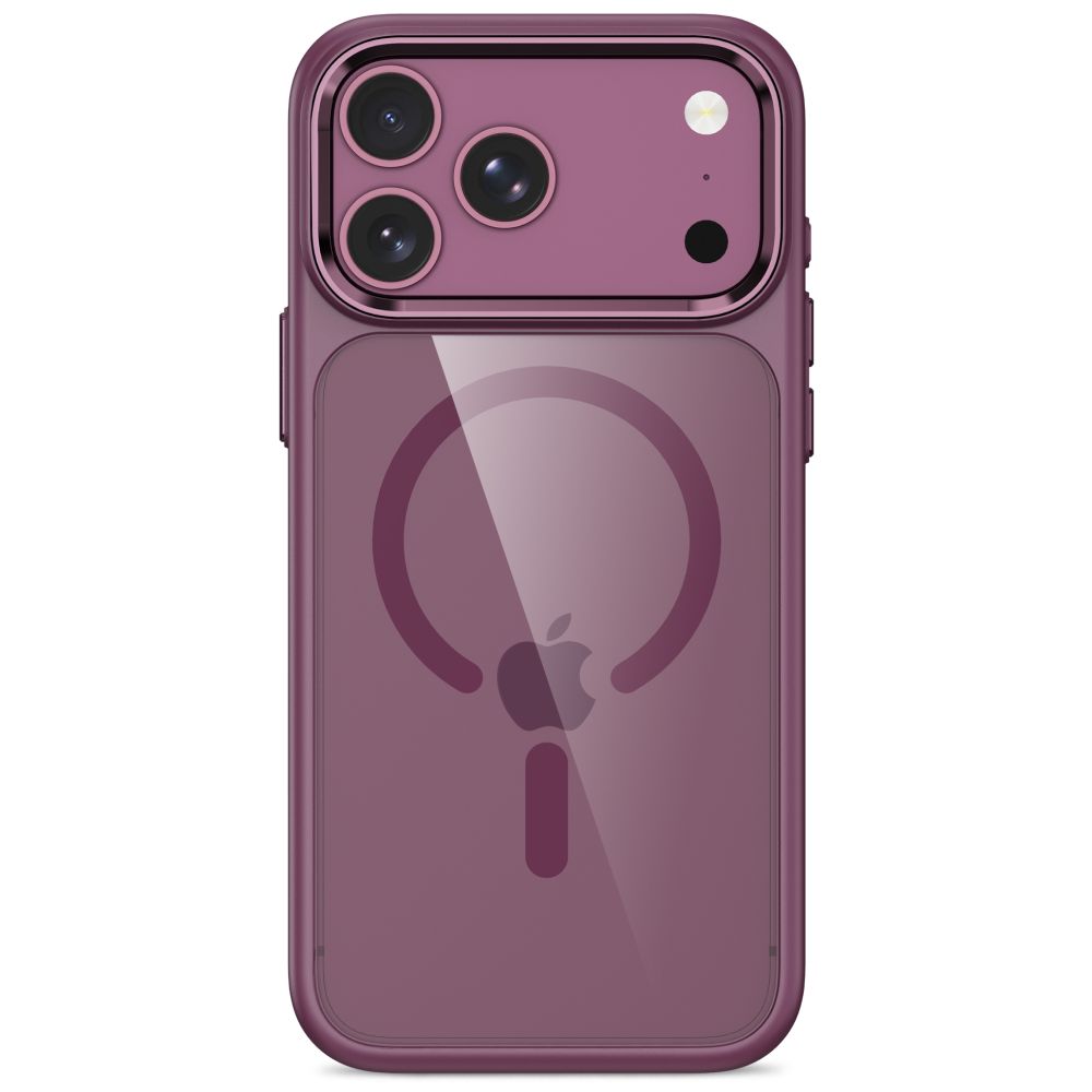 Θήκη Tech-Protect MAGMAT MagSafe CC iPhone 17 PRO MAX / 18 PRO MAX Burgundy/Διάφανο - iPhone 17 Pro Max