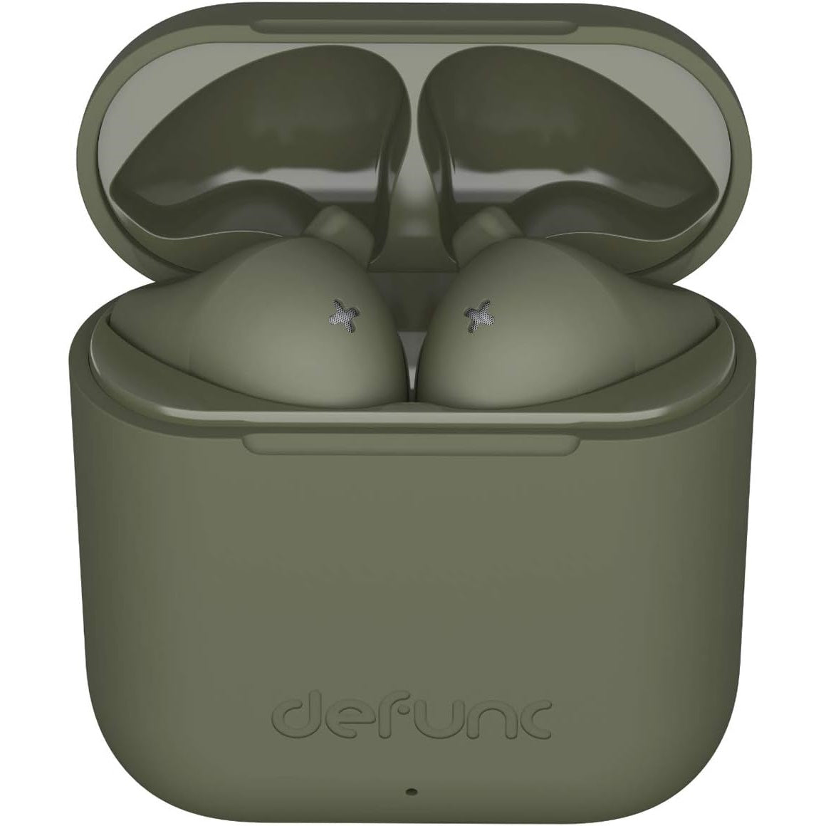 Defunc TRUE GO SLIM Bluetooth 5.2 Ασύρματα True Wireless Ακουστικά με θήκη (πράσινο)