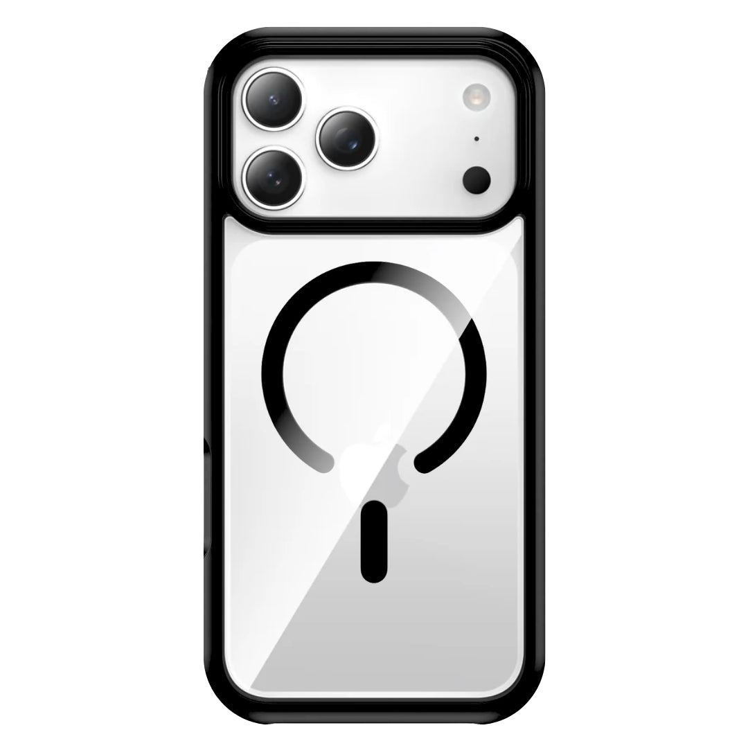 Spigen Ultra Hybrid Mag iPhone 17 Pro Clear/Black – PhoneBazaar