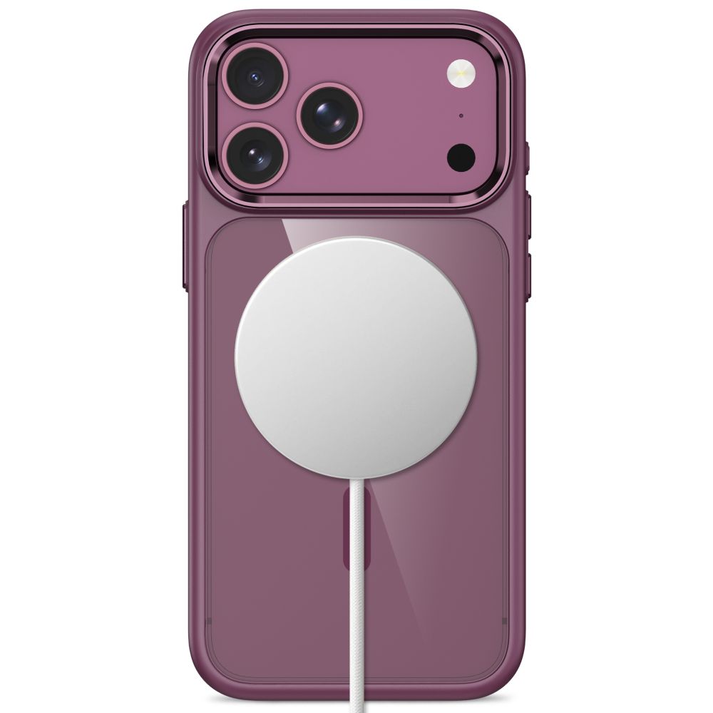 Θήκη Tech-Protect MAGMAT MagSafe CC iPhone 17 PRO MAX / 18 PRO MAX Burgundy/Διάφανο - iPhone 17 Pro Max