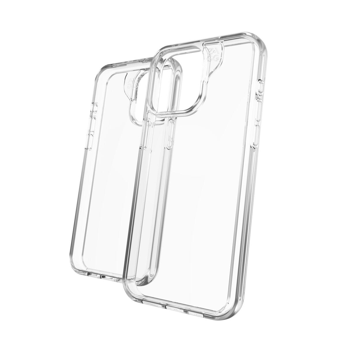 Zagg Crystal Palace Θήκη προστασίας που αντέχει σε πτώσεις έως 4 μέτρα – iPhone 15 Pro Max (Clear)