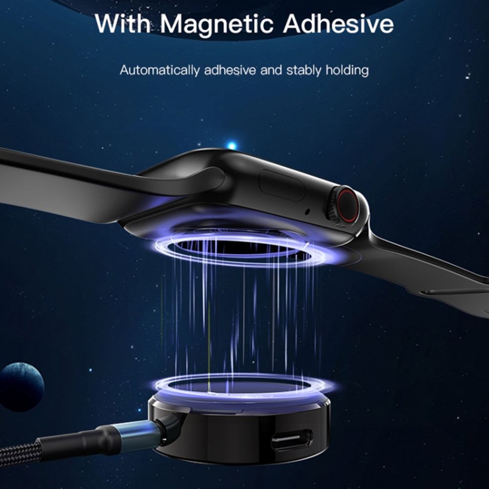 Yesido - Wireless Charger (DS18) - Portable, for Apple Watch, Zinc Alloy, 2.5W - Black