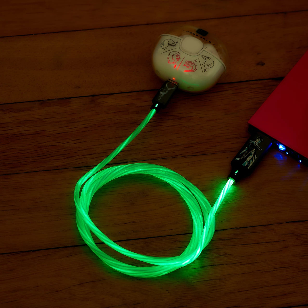 Lazerbuilt Harry Potter Light-Up USB-C Φωτιζόμενο καλώδιο φόρτισης μήκους 1,2 μέτρα (Patronus)
