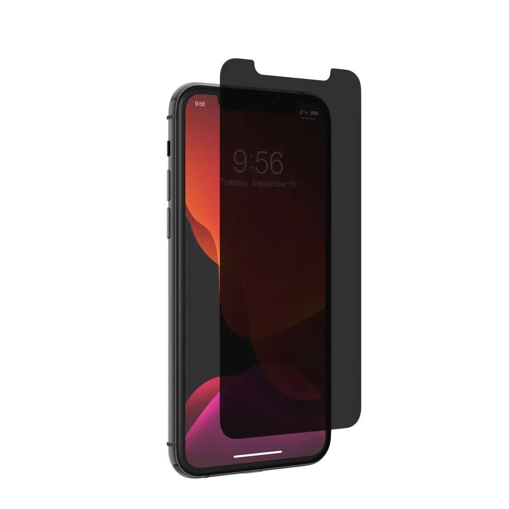 ZAGG InvisibleShield Full Face Tempered Glass Full Glue – iPhone 11 Pro / X / Xs (Privacy) – PhoneBazaar