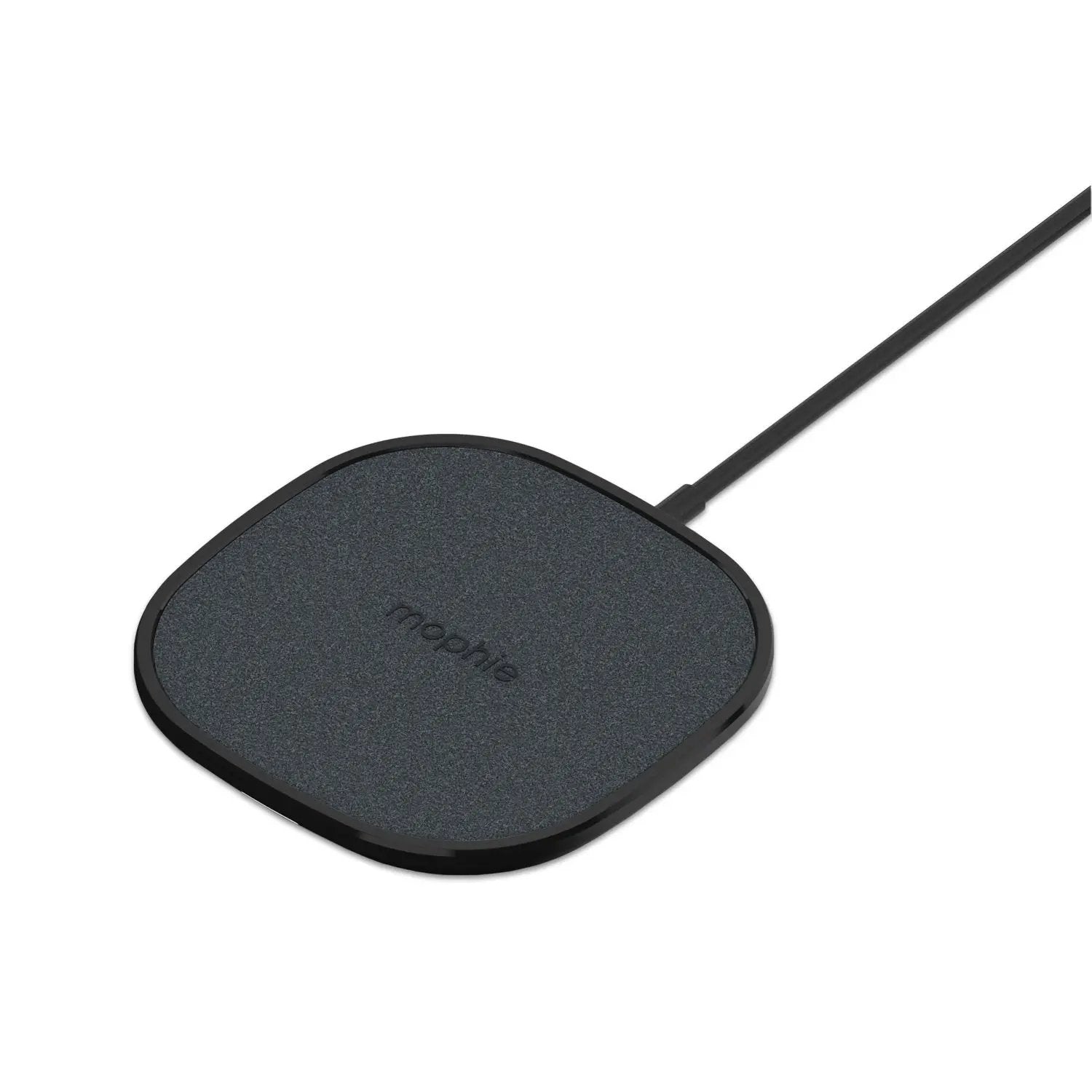 Mophie Wireless Charging Pad Σταθμος Ασυρματης Φορτισης Quickcharge 10w – Ultrasuede / Black – PhoneBazaar