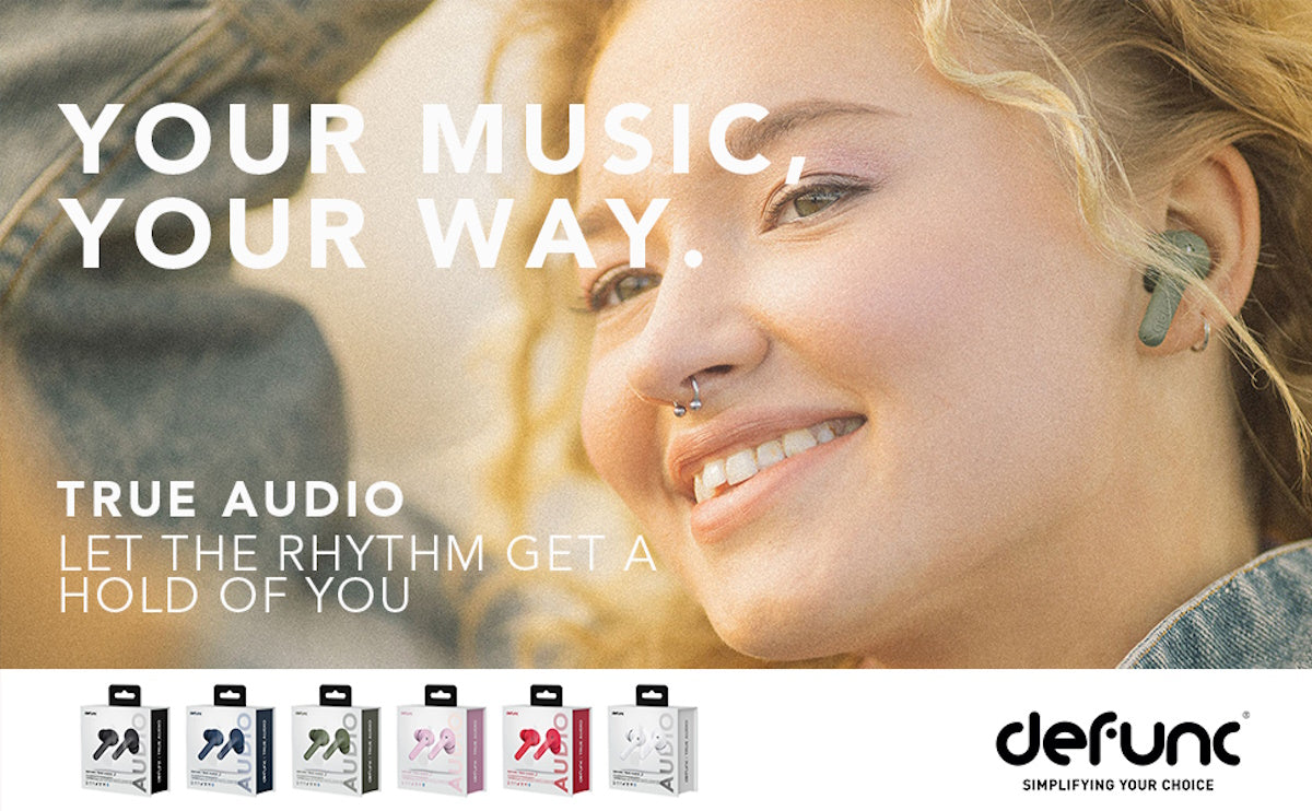 Defunc TRUE AUDIO Bluetooth 5.3 Ασύρματα True Wireless Ακουστικά με θήκη (πράσινο)