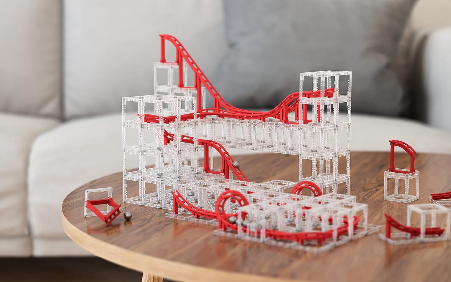 MagnetCubes CoasterCubes AdvancedPack by DesignNest – Αρθρωτό μαγνητικό Παιχνίδι για παιδιά 6 ετών και άνω (DH0241/COSTCB)